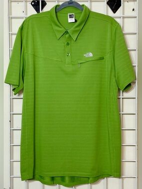 The North Face Men’s Lime Green Short Sleeve Polo Size XL Like New